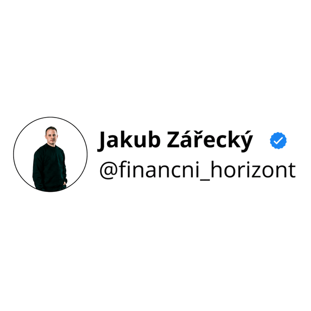Jakub Zářecký, @financni_horizont, ověřený profil